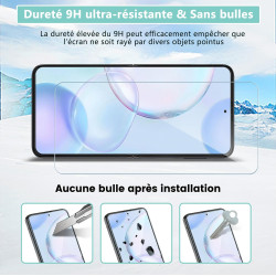 2 pièces Verre Trempé pour Samsung Galaxy Z Flip 5, HD Clair Haute Sensibilité 0,01 s Réponse Protection écran, 0,33 mm 9H Anti-