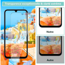 2 pièces Verre Trempé pour Samsung Galaxy A16, 0,33 mm 9H Dureté Anti-Rayures Protection écran, HD Sans Bulles Anti‑Empreintes V