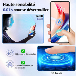 2 pièces Verre Trempé pour Samsung Galaxy Z Flip 5 Protection écran, HD Sans Bulles Anti‑Empreintes Vitre Protection, TPU auto-r