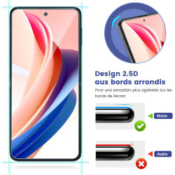 2 pièces Verre Trempé pour Samsung Galaxy Z Flip 5 Protection écran, HD Sans Bulles Anti‑Empreintes Vitre Protection, TPU auto-r
