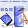 Carantee 2 pièces Verre Trempé pour Samsung Galaxy Z Flip 6 Protection écran, HD Sans Bulles Vitre Protection, 9H Anti-Rayures F