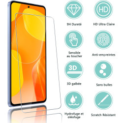 Carantee Verre Trempé pour Xiaomi 14-2 Pièces Protection Écran 3D, Dureté 9H 0,33mm Anti-Rayures, Vitre Protection, Toucher Sens