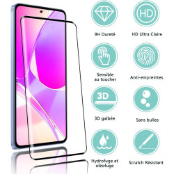 Carantee verre trempé pour xiaomi rougemi note 13 pro plus - 2 pièces protection écran 3d, dureté 9h 0,33mm anti-rayures, vitre 