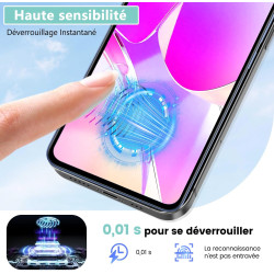 Carantee verre trempé pour xiaomi rougemi note 13 pro plus - 2 pièces protection écran 3d, dureté 9h 0,33mm anti-rayures, vitre 