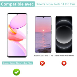 Carantee verre trempé pour xiaomi rougemi note 14 pro plus - 2 pièces protection écran 3d, dureté 9h 0,33mm anti-rayures, vitre 