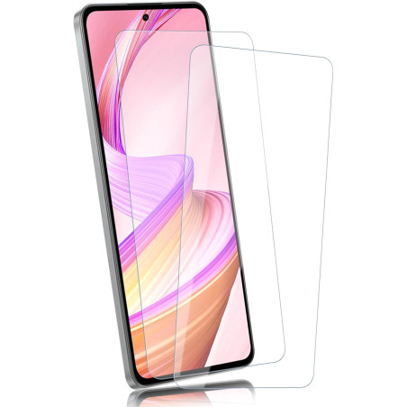 2 pièces Verre Trempé pour Xiaomi POCO X6 Pro 5G Protection écran, HD Sans Bulles Anti‑Empreintes Vitre Protection, 9H Anti-Rayu