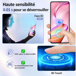 2 pièces Verre Trempé pour Xiaomi POCO X6 Pro 5G Protection écran, HD Sans Bulles Anti‑Empreintes Vitre Protection, 9H Anti-Rayu