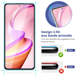 2 pièces Verre Trempé pour Xiaomi POCO X6 Pro 5G Protection écran, HD Sans Bulles Anti‑Empreintes Vitre Protection, 9H Anti-Rayu