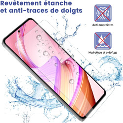 2 pièces Verre Trempé pour Xiaomi POCO X6 Pro 5G Protection écran, HD Sans Bulles Anti‑Empreintes Vitre Protection, 9H Anti-Rayu