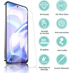 Carantee 2 pièces Verre Trempé pour Xiaomi 13, HD Haute Sensibilité 0,01 s Réponse Protection écran, 0,33 mm 9H Dureté Anti-Rayu