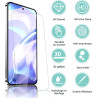 Carantee 2 pièces Verre Trempé pour Xiaomi 13, HD Haute Sensibilité 0,01 s Réponse Protection écran, 0,33 mm 9H Dureté Anti-Rayu