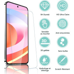 Carantee 2+2 pièces Verre Trempé pour Xiaomi 13, HD Haute Sensibilité 0,01 s Réponse Protection écran, 0,33 mm 9H Anti-Rayures V