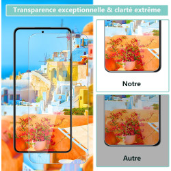 Carantee 2+2 pièces Verre Trempé pour Xiaomi 13, HD Haute Sensibilité 0,01 s Réponse Protection écran, 0,33 mm 9H Anti-Rayures V