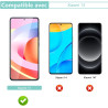 Carantee 2+2 pièces Verre Trempé pour Xiaomi 13, HD Haute Sensibilité 0,01 s Réponse Protection écran, 0,33 mm 9H Anti-Rayures V