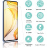 2 pièces Verre Trempé pour Xiaomi 13T/13T Pro, HD Haute Sensibilité 0,01 s Réponse Protection écran, 0,33 mm 9H Dureté Anti-Rayu