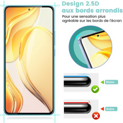2 pièces Verre Trempé pour Xiaomi 13T/13T Pro, HD Haute Sensibilité 0,01 s Réponse Protection écran, 0,33 mm 9H Dureté Anti-Rayu