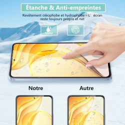 2 pièces Verre Trempé pour Xiaomi 13T/13T Pro, HD Haute Sensibilité 0,01 s Réponse Protection écran, 0,33 mm 9H Dureté Anti-Rayu