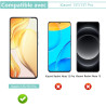 2 pièces Verre Trempé pour Xiaomi 13T/13T Pro, HD Haute Sensibilité 0,01 s Réponse Protection écran, 0,33 mm 9H Dureté Anti-Rayu