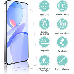 Carantee 2+2 pièces Verre Trempé pour Xiaomi 15, HD Haute Sensibilité 0,01 s Réponse Protection écran, 0,33 mm 9H Anti-Rayures V