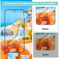 Carantee 2+2 pièces Verre Trempé pour Xiaomi 15, HD Haute Sensibilité 0,01 s Réponse Protection écran, 0,33 mm 9H Anti-Rayures V