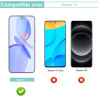 Carantee 2+2 pièces Verre Trempé pour Xiaomi 15, HD Haute Sensibilité 0,01 s Réponse Protection écran, 0,33 mm 9H Anti-Rayures V