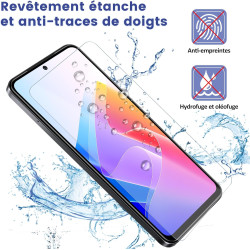 Carantee 2 pièces verre trempé pour xiaomi rougemi note 11 pro protection écran, hd sans bulles vitre protection, 9h anti-rayure