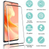 2+2 pièces verre trempé pour xiaomi rougemi note 14 pro, hd haute sensibilité 0,01 s réponse protection écran, 9h anti-rayures v