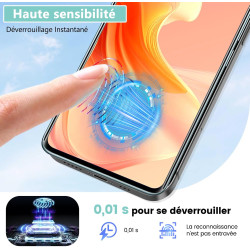 2+2 pièces verre trempé pour xiaomi rougemi note 14 pro, hd haute sensibilité 0,01 s réponse protection écran, 9h anti-rayures v