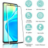 2 pièces verre trempé pour xiaomi rougemi note 15 5g, hd clair haute sensibilité 0,01 s réponse protection écran, 0,33 mm 9h ant