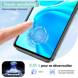 2 pièces verre trempé pour xiaomi rougemi note 15 5g, hd clair haute sensibilité 0,01 s réponse protection écran, 0,33 mm 9h ant