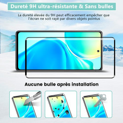 2 pièces verre trempé pour xiaomi rougemi note 15 5g, hd clair haute sensibilité 0,01 s réponse protection écran, 0,33 mm 9h ant
