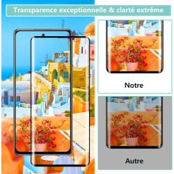 2 pièces verre trempé pour xiaomi rougemi note 15 5g, hd clair haute sensibilité 0,01 s réponse protection écran, 0,33 mm 9h ant