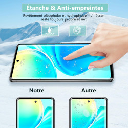 2 pièces verre trempé pour xiaomi rougemi note 15 5g, hd clair haute sensibilité 0,01 s réponse protection écran, 0,33 mm 9h ant