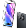 2+2 pièces verre trempé pour xiaomi rougemi note 15 5g, hd haute sensibilité 0,01 s réponse protection écran, 9h anti-rayures vi