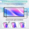 2+2 pièces verre trempé pour xiaomi rougemi note 15 5g, hd haute sensibilité 0,01 s réponse protection écran, 9h anti-rayures vi