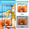 2+2 pièces verre trempé pour xiaomi rougemi note 15 5g, hd haute sensibilité 0,01 s réponse protection écran, 9h anti-rayures vi