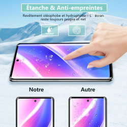 2+2 pièces verre trempé pour xiaomi rougemi note 15 5g, hd haute sensibilité 0,01 s réponse protection écran, 9h anti-rayures vi