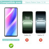 2+2 pièces verre trempé pour xiaomi rougemi note 15 5g, hd haute sensibilité 0,01 s réponse protection écran, 9h anti-rayures vi
