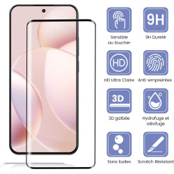 2 pièces verre trempé pour xiaomi rougemi note 15 pro plus 5g, 9h ultra-résistant 0,33mm vitre protection, toucher sensible, ant