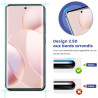 2 pièces verre trempé pour xiaomi rougemi note 15 pro plus 5g, 9h ultra-résistant 0,33mm vitre protection, toucher sensible, ant