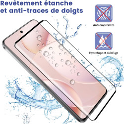 2 pièces verre trempé pour xiaomi rougemi note 15 pro plus 5g, 9h ultra-résistant 0,33mm vitre protection, toucher sensible, ant