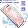 2 pièces verre trempé pour xiaomi rougemi note 15 pro plus 5g, 9h ultra-résistant 0,33mm vitre protection, toucher sensible, ant