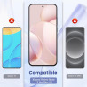 2 pièces verre trempé pour xiaomi rougemi note 15 pro plus 5g, 9h ultra-résistant 0,33mm vitre protection, toucher sensible, ant