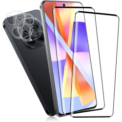 2 pièces verre trempé pour xiaomi rougemi note 15 pro plus, 9h ultra-résistant 0,33mm vitre protection avec caméra, toucher sens