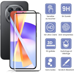 2 pièces verre trempé pour xiaomi rougemi note 15 pro plus, 9h ultra-résistant 0,33mm vitre protection avec caméra, toucher sens