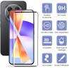 2 pièces verre trempé pour xiaomi rougemi note 15 pro plus, 9h ultra-résistant 0,33mm vitre protection avec caméra, toucher sens
