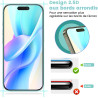 2 pièces Verre Trempé pour iPhone 16 pro, 0,33 mm 9H Dureté Anti-Rayures Protection écran, HD Sans Bulles Anti‑Empreintes Vitre 
