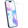 Carantee 2 Pièces Verre Trempé pour iPhone 17 Pro Max, Protection Écran 3D 0,33mm, Bords Anti-rayures, Dureté 9H, HD Transparent