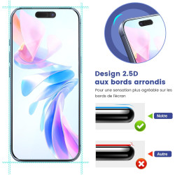 Carantee 2 Pièces Verre Trempé pour iPhone 17 Pro Max, Protection Écran 3D 0,33mm, Bords Anti-rayures, Dureté 9H, HD Transparent