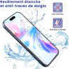 Carantee 2 Pièces Verre Trempé pour iPhone 17 Pro Max, Protection Écran 3D 0,33mm, Bords Anti-rayures, Dureté 9H, HD Transparent